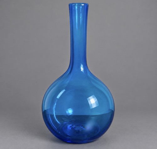 Vintage bright blue hand - bright,