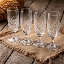 Vintage Cut Crystal Champagne