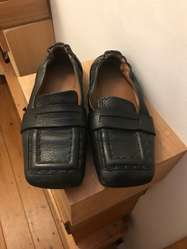 Marsell black leather - leather, square