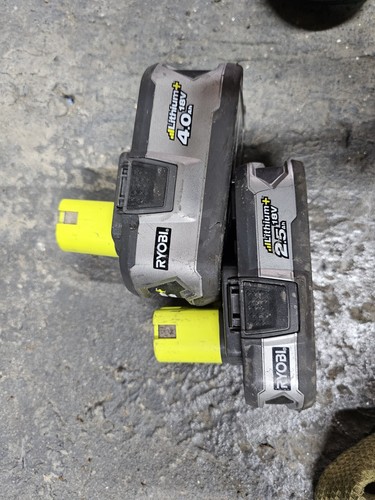 Ryobi 18v one batteries 2 - 18v, x