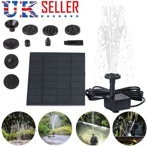 Solar pond pump power fountain - solar,