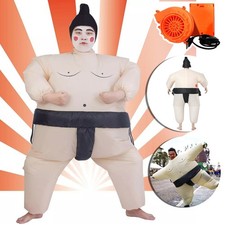 Adult Inflatable Sumo Suit Fancy Dress Costume Sumo Wrestler Suit Halloween HOT