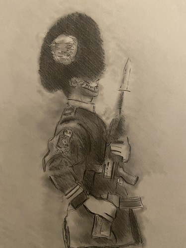 British soldier irish guards - soldier,