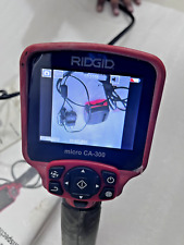 Ridgid Micro CA-300 Portable Color Display Inspection Camera with Case Used