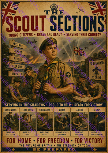 Scout sections army ww2 - sections,