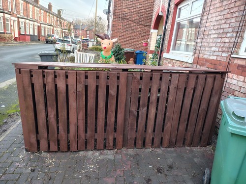 Outdoor bin wooden - outdoor,