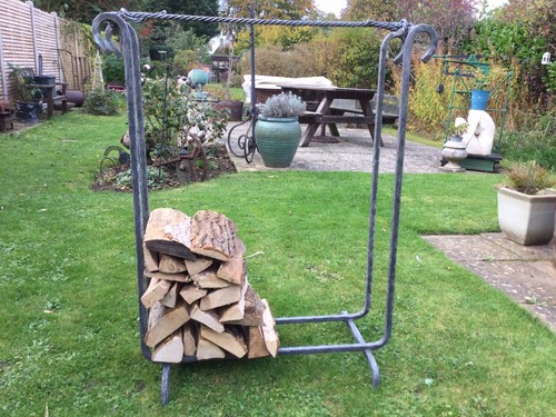 Log wood store frame - store,