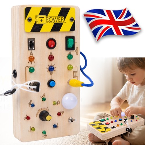 Montessori busy board - board, sensory