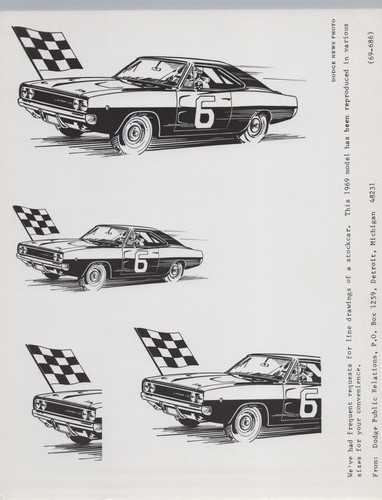 1969 dodge charger 500 nascar - dodge,