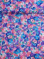 Pink/Purple Petal Valley 100% Cotton 108" - Robert Kaufman *EXTRA WIDE* Fabric