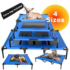 Elevated Dog Bed Pet Cat Mesh Raised Camping Cot Indoor Outdoor Breathable