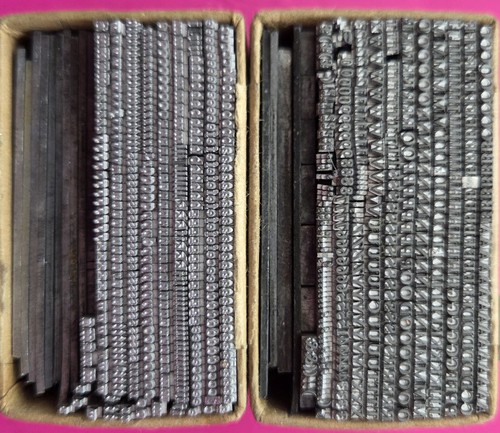 Letterpress metal type times - metal, type: