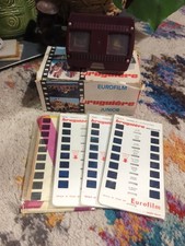 Bruguiere Eurofilm Junior Stereoscope 3D Viewer 12 Slides Lourdes St Bernadette