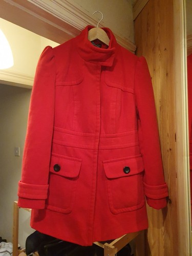 Womens red hip - womens, length