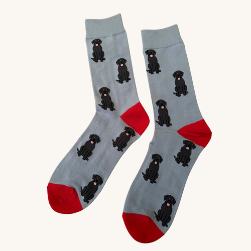 Black labrador socks - socks,