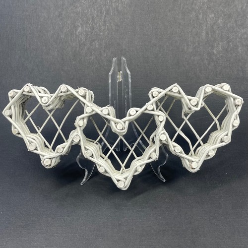 Vintage white wicker - white, triple