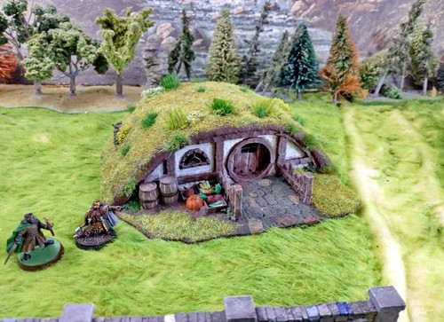 Painted hobbit merchant - hobbit, merchant's