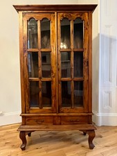 Mahogany antique display