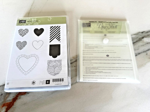 Stampin hearts flutter - up,