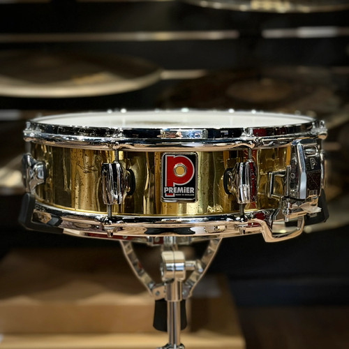 Premier brass snare drum - 14",
