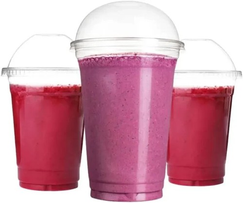 Disposable 12oz smoothie cups - disposable,