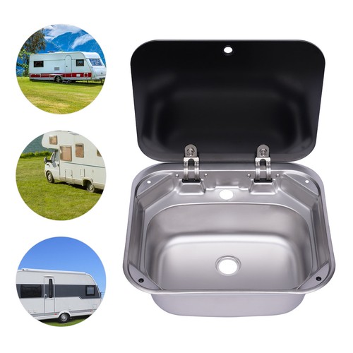 Caravan kitchen sink camper - rv,