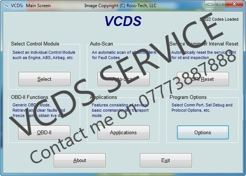 Vcds service faults - vcds,