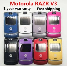 Motorola RAZR V3 GSM 850 /900 /1800 /1900 Unlocked Flip Bluetooth video Phone