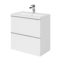 B&Q Imandra White Bathroom wall mounted (H) 600mm (W) 800mm RRP £185