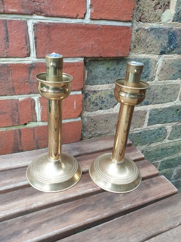 Pair brass spring loaded - 2/a,