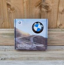 Floating Genuine BMW Series 1 Level Alloy Wheel Centre Caps 68mm Set of 4