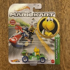 Hot Wheels Mario Kart Collectible Diecast Character Cars Figure Koopa Troopa