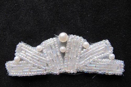 White designer pearl - 3-1/4",