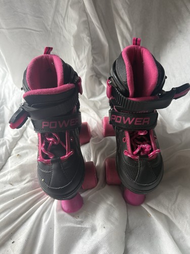 Power adjustable quad skates - adjustable,