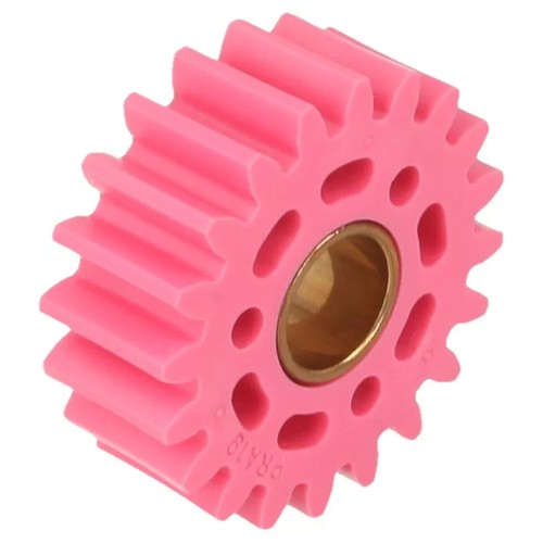 Toothed pink gear - toothed,