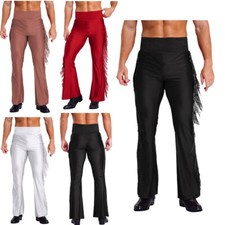 UK Mens Tassel Flared Pants