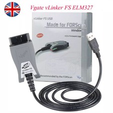 Vgate vLinker FS ELM327 For Ford FORScan OBD2 Diagnostic Scanner Interface UK