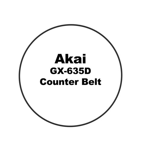 Akai 635d counter belt - counter,