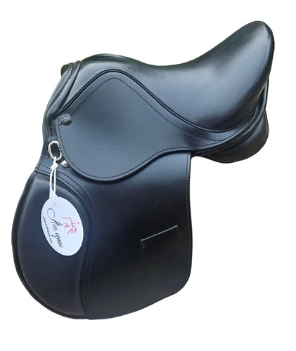 Leather pony saddle kids - leather,