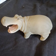 HIGHBANK SCOTTISH PORCELAIN HIPPOPOTAMUS HIPPO LOCHGILPHEAD SCOTLAND RARE
