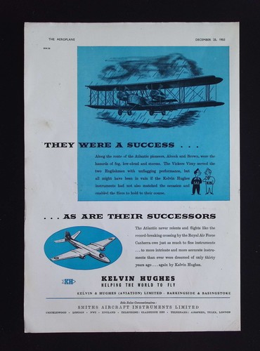 Original 1953 advert kelvin - original,