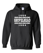 SHOVELHEAD YEARS Hoodie - S - 5XL - Harley Davidson Biker