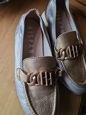 Hispanitas  Loafer Metallic Women's Loafers  EU 40 uk 7  -Bronze  Antique Silver