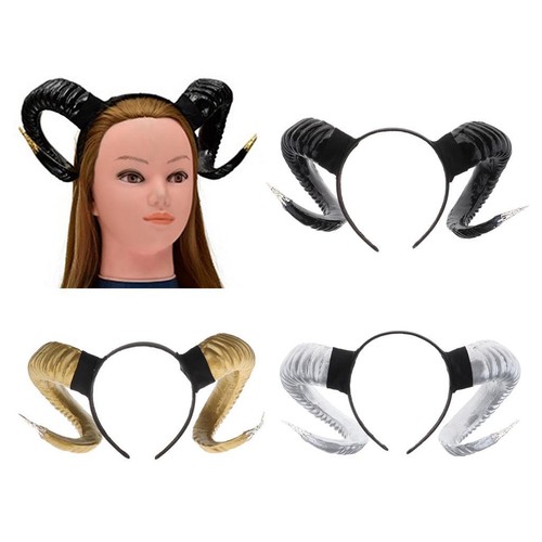 Simulated sheep horn - simulated, headband