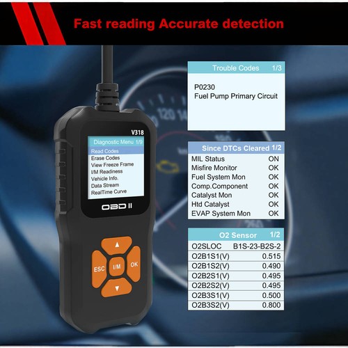 Obd2 car fault - car, reader