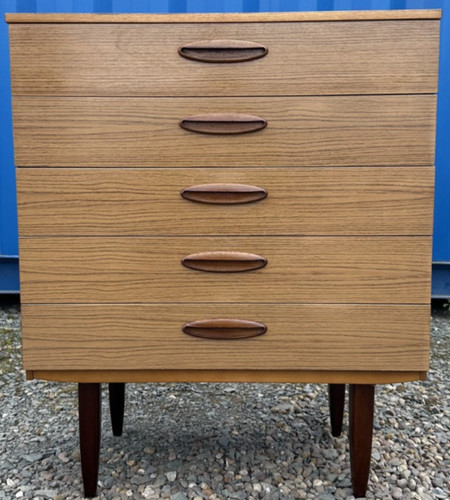 Chest drawers retro mid - of,