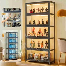 Single Display Large Acrylic Display Stand Cabinet Collectible Perspex 5 Tier