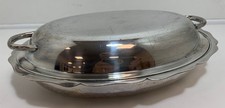 Oval Serving Dish Silver