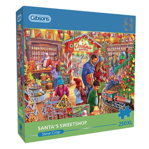 Gibsons santa sweetshop - gibsons,