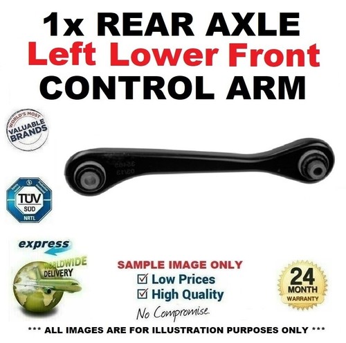 Rear axle left lower front - lower,